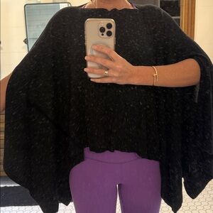 Lululemon Black Poncho